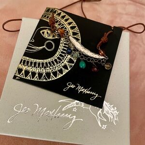 Jes Maharry ‘On the Curve’ Silver and Multi-colored Gemstones Necklace. PRETTY!!